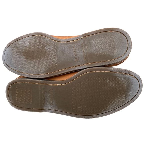 Sperry Top Sider Authentic Original 2 Eye Boat Deck Shoe Brown Leather Mens 12M - Picture 8 of 8